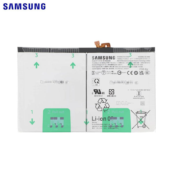 Batteria originale Samsung Galaxy Tab S10 Plus 5G X826 e S10 Plus Wi-Fi X820 GH82-35927A EB-BX828ABE