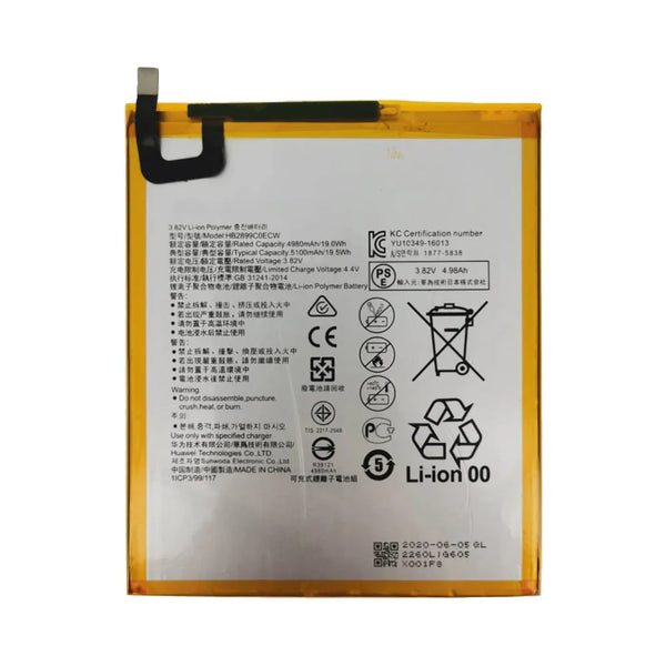 Premium Battery Huawei MatePad T10S MatePad T10 MatePad T8 HB2899C0ECW