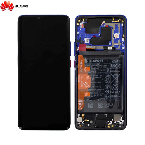 Pantalla completa original Huawei Mate 20 Pro 02352GGC Twilight con marco y bater¨ªa