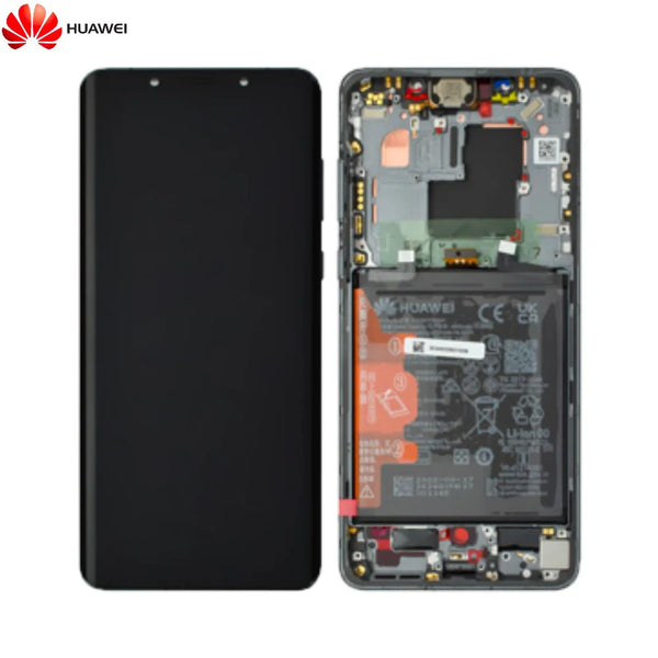 Complete Screen Assembly with Frame and Battery Original Huawei Mate 50 Pro 02355EGA Black