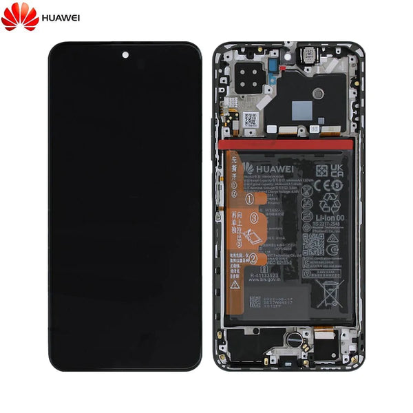 Complete Screen Assembly with Frame and Battery Original Huawei Nova 10 SE 02355FAM Starry Black