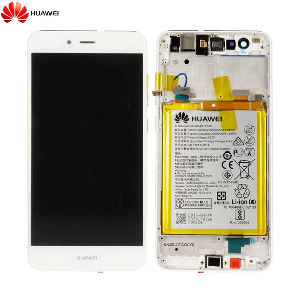 Bloque de Pantalla Completo con Marco y Bater¨ªa Original Huawei P10 Lite 02351FSB 02351FSC Blanco