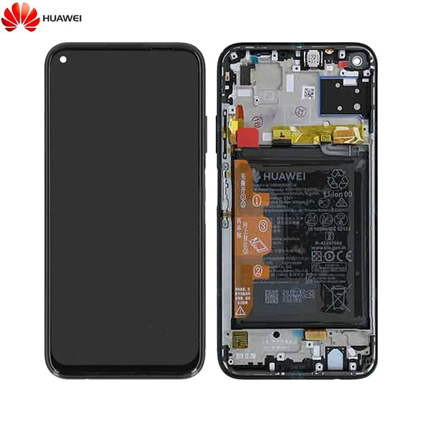 Pantalla Completa con Marco y Bater¨ªa Original Huawei P40 Lite 02353KFU Carbon Black