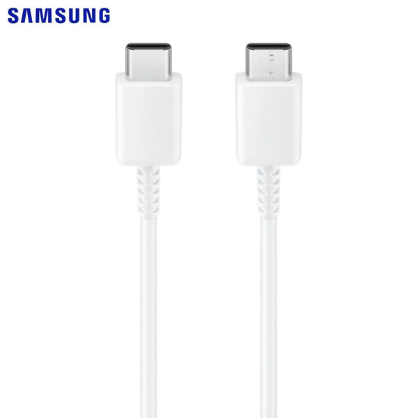 Cable de datos tipo C a tipo C Samsung EP-DW767JWE 25 W 3 A 1,8 m GP-TOU021RFCWW Blanco a granel