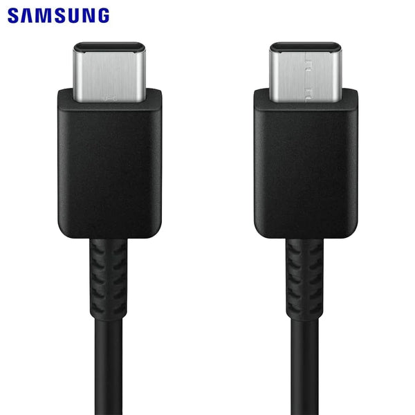 Samsung EP-DX310JBEGEU 3A Typ-C auf Typ-C Datenkabel (1,8 m) Schwarz