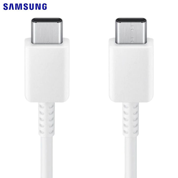 Cable de datos Samsung EP-DX310JWEGEU 3A Tipo-C a Tipo-C (1,8 m) Blanco