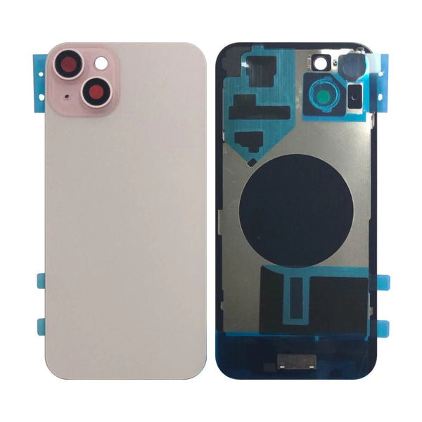 Carcasa trasera para Apple iPhone 15 Plus (sin pieza) rosa