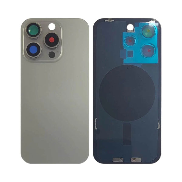 Apple iPhone 15 Pro Back Cover (Without Part) Natural Titanium