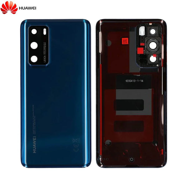 Capa traseira original Huawei P40 02353MGC azul