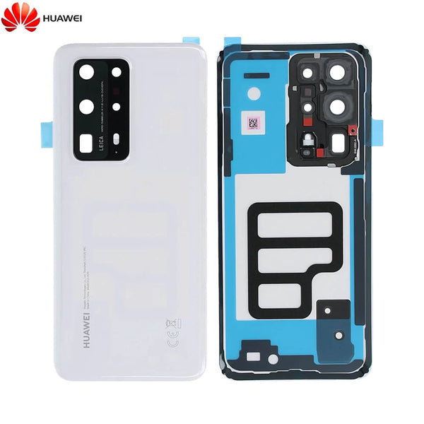 Cache Arri¨¨re Original Huawei P40 Pro Plus 02353SKS Blanc C¨¦ramique
