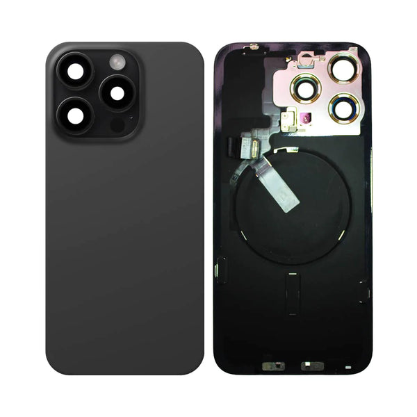 Original Pulled Apple iPhone 15 Pro Titanium Black Back Cover