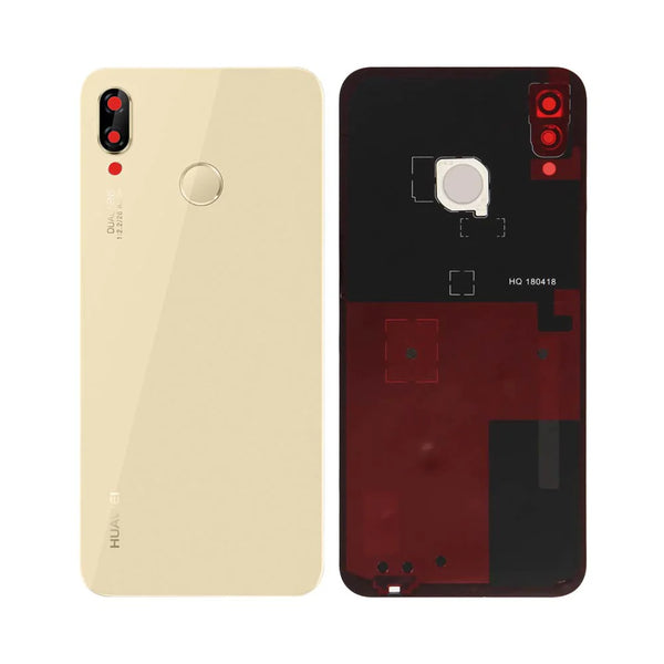 Funda trasera premium dorada para Huawei P20 Lite
