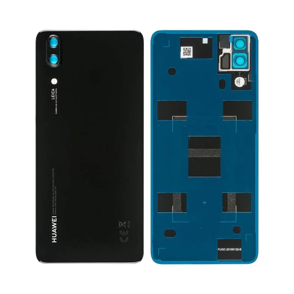 Capa traseira premium preta para Huawei P20