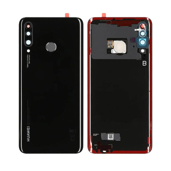 Cover posteriore premium per Huawei P30 Lite P30 Lite New Edition nera