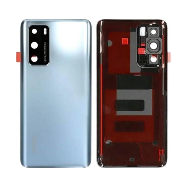 Cover posteriore Huawei P40 Premium Frost Silver