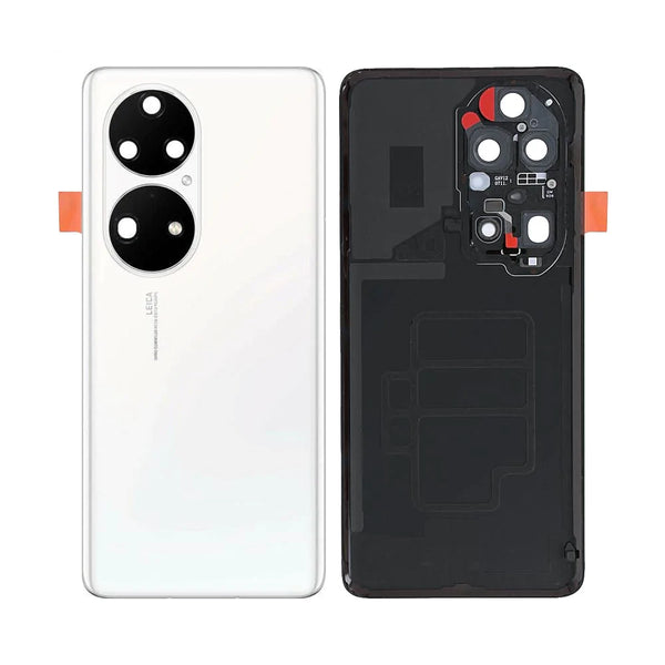 Funda trasera premium para Huawei P50 Pro blanca