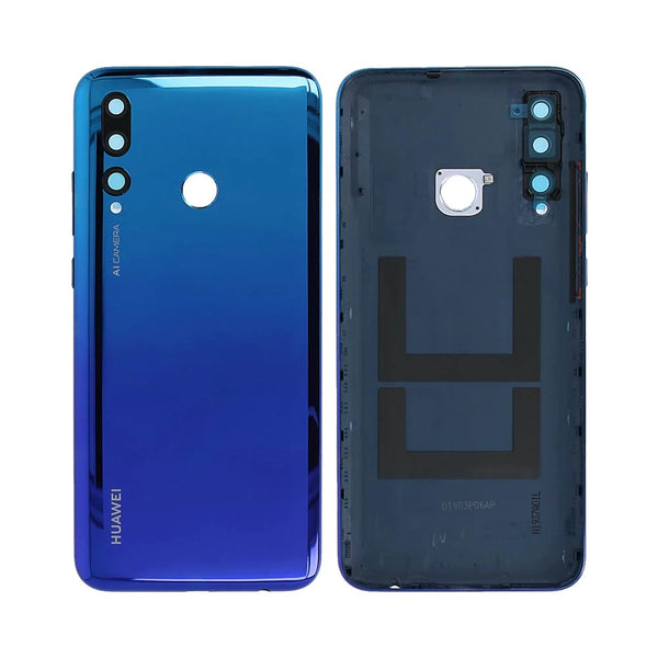 Capa traseira premium para Huawei P Smart Plus 2019 Azul Aurora
