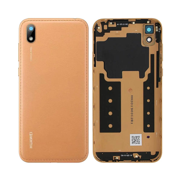 Capa traseira premium marrom para Huawei Y5 2019
