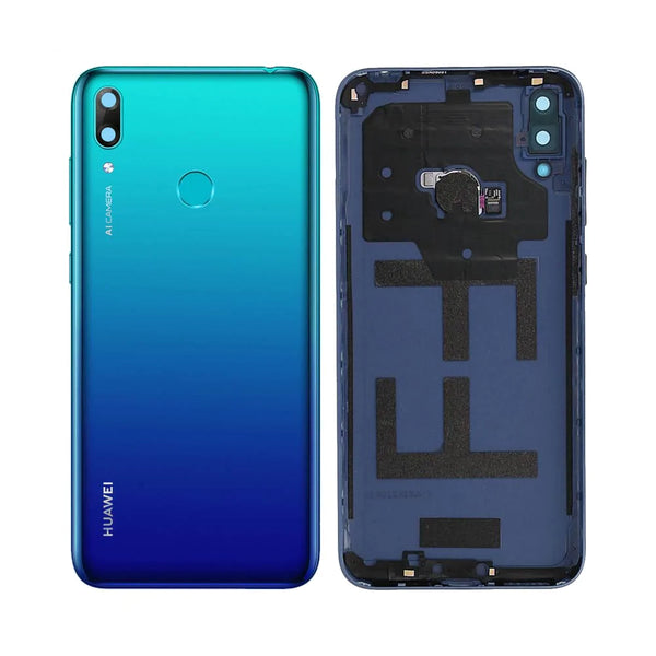 Capa traseira premium para Huawei Y7 2019 Aurora Azul