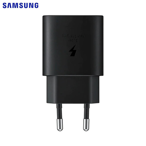 Cargador de red Samsung tipo C de 25 W EP-TA800NBEGEU, negro