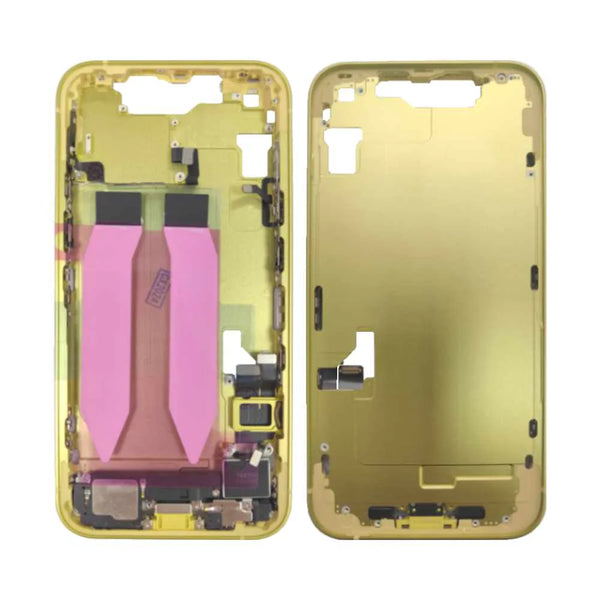 Chasis intermedio original del iPhone 14 de Apple, amarillo, extra¨ªdo