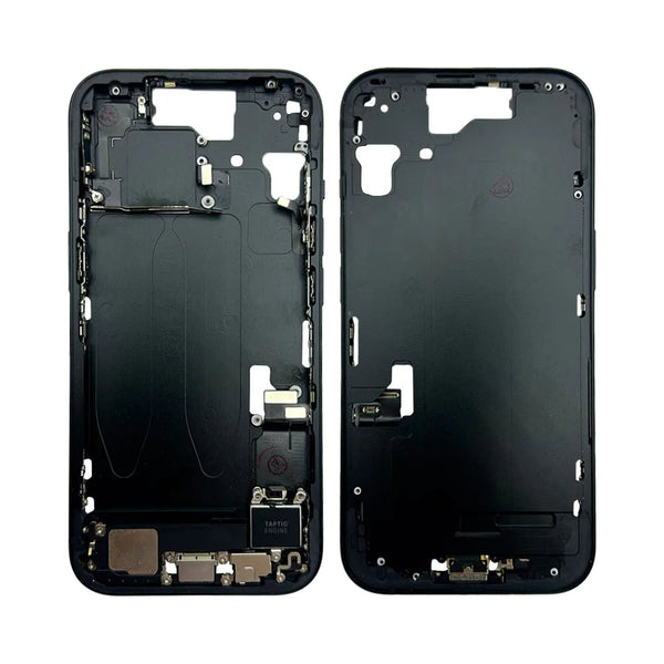 Chasis intermedio negro original del iPhone 15 de Apple extra¨ªdo