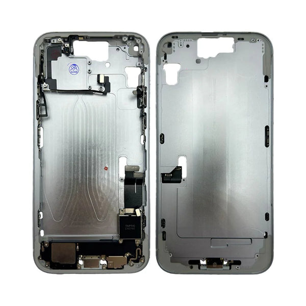 Chasis intermedio azul original del iPhone 15 Plus de Apple extra¨ªdo