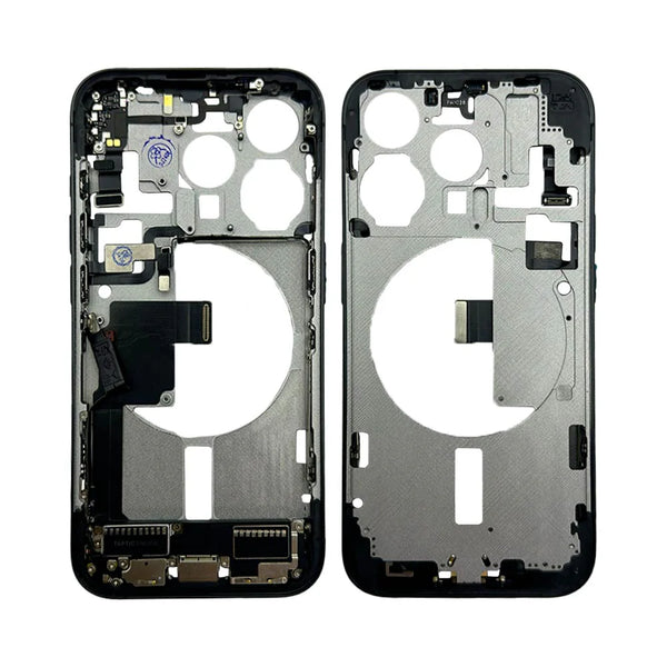 Original Pulled Apple iPhone 15 Pro Titanium Black Intermediate Chassis