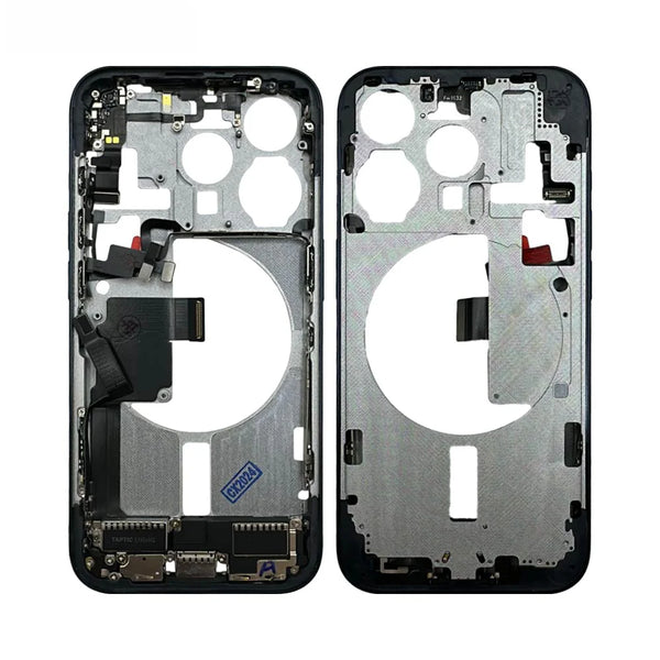 Original Pulled Intermediate Chassis Apple iPhone 15 Pro (US Version) Blue