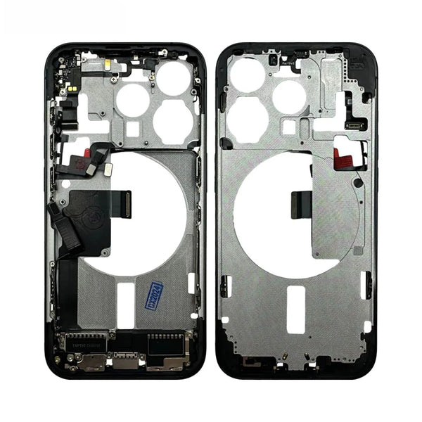 Original Pulled Intermediate Chassis Apple iPhone 15 Pro (US Version) Black