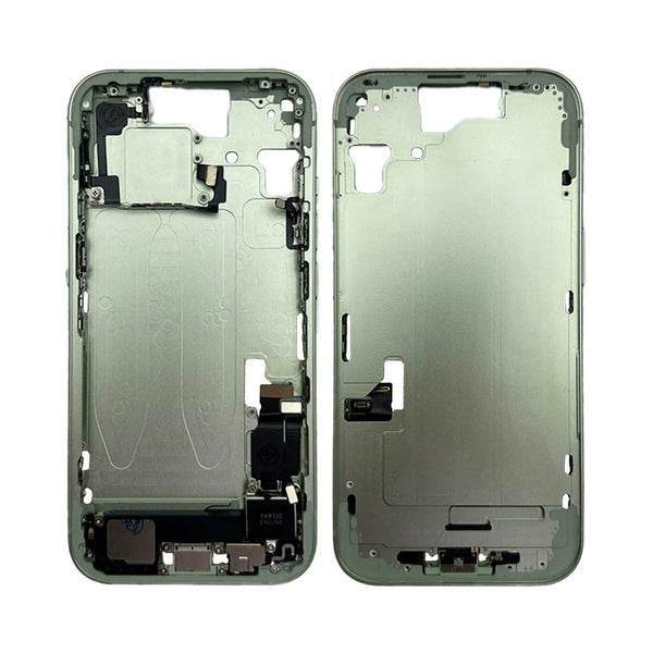 Chasis intermedio original del iPhone 15 de Apple, color verde, extra¨ªdo