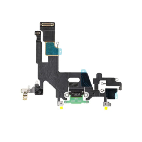 Conector de carga verde del iPhone 11 de Apple