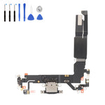 Eutoping USB Charging Port For Apple iPhone 16 Black Dock Connector Charger Board Flex Cable Assembly Replacement with tool