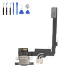 Eutoping USB Charging Port For Apple iPhone 16 Pro Black Dock Connector Charger Board Flex Cable Assembly Replacement with tool