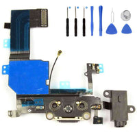 Eutoping USB Charging Port For Apple iPhone 5C Dock Connector Charger Board Flex Cable Assembly Replacement with tool