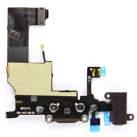 Eutoping charging port board For Apple iPhone 5 Black Connector Charger Board Flex Cable Assembly Replacement