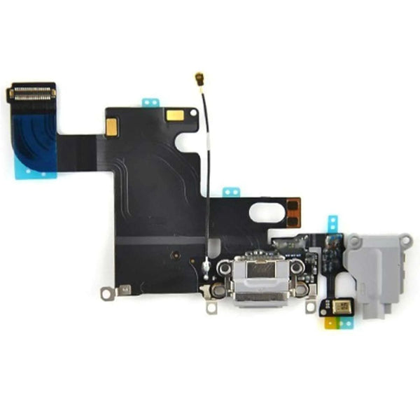 Eutoping charging port board For Apple iPhone 6 Black Connector Charger Board Flex Cable Assembly Replacement