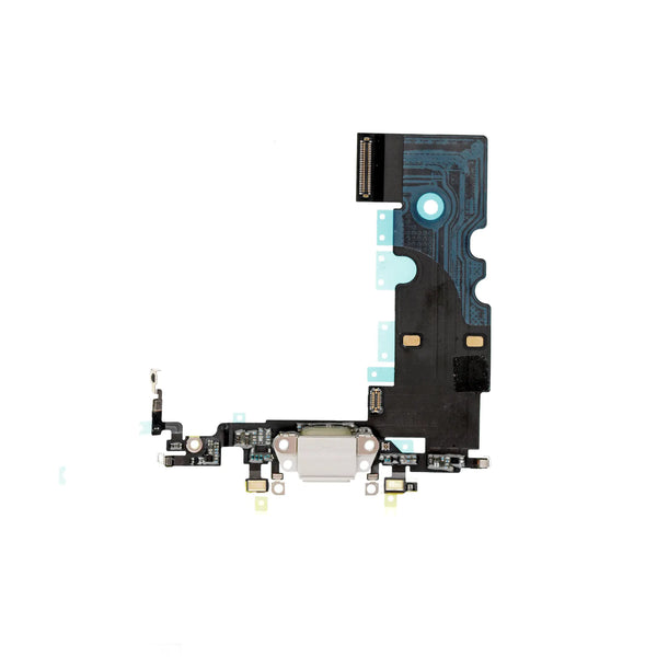 Conector de carga plateado para Apple iPhone 8