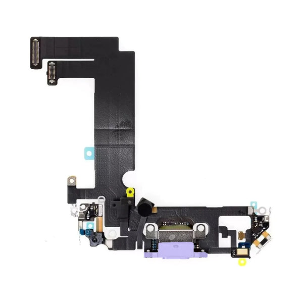 Conector de carga morado original del iPhone 12 Mini de Apple extra¨ªdo