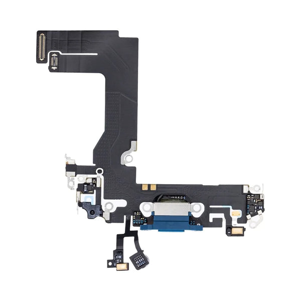 Conector de carga azul original del iPhone 13 Mini de Apple extra¨ªdo