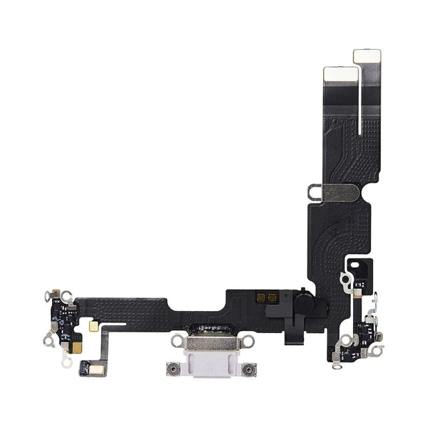 Conector de carga morado original del iPhone 14 Plus de Apple extra¨ªdo