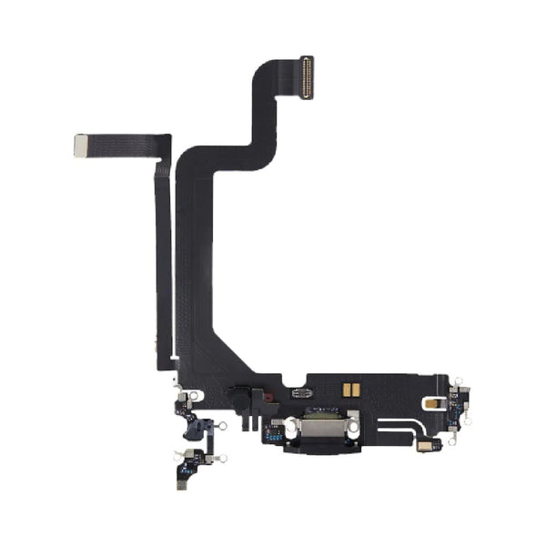 Eutoping charging port board For Apple iPhone 14 Pro Max Black Connector Charger Board Flex Cable Assembly Replacement