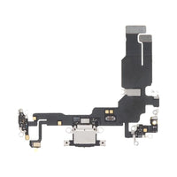 Eutoping charging port board For Apple iPhone 15 Black Connector Charger Board Flex Cable Assembly Replacement