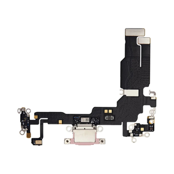 Conector de carga rosa original del iPhone 15 de Apple extra¨ªdo
