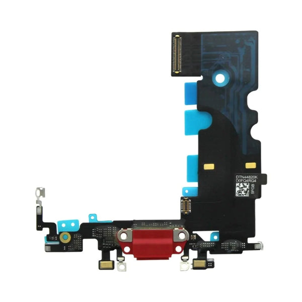Conector de carga rojo original del iPhone SE (2._ generaci¨®n) de Apple extra¨ªdo
