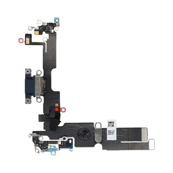 Eutoping charging port board For Apple iPhone 14 Plus Black Connector Charger Board Flex Cable Assembly Replacement