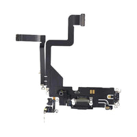 Eutoping charging port board For Apple iPhone 14 Pro Black Connector Charger Board Flex Cable Assembly Replacement