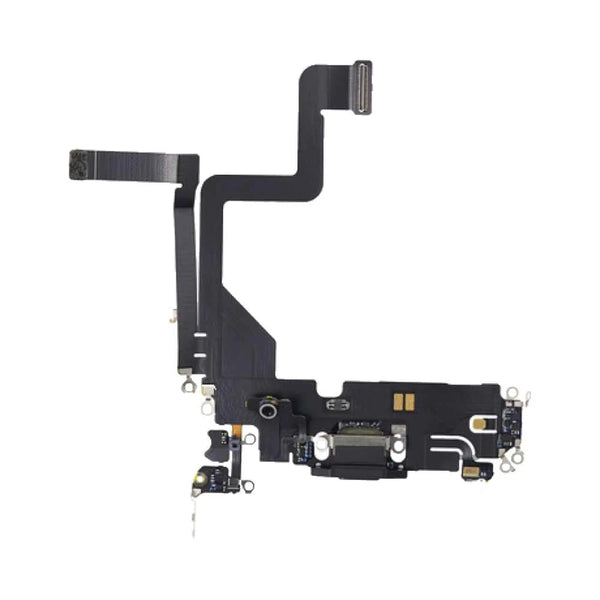 Eutoping charging port board For Apple iPhone 14 Pro Black Connector Charger Board Flex Cable Assembly Replacement