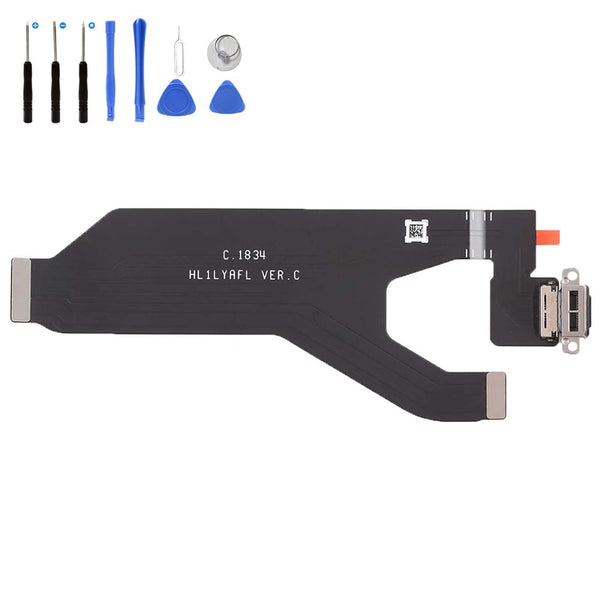 Eutoping USB Charging Port For Huawei Mate 20 Pro Dock Connector Charger Board Flex Cable Assembly Replacement with tool