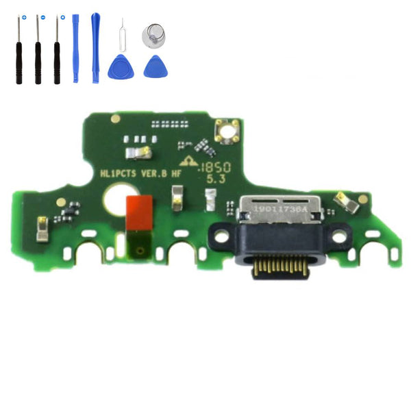 Eutoping USB Charging Port For Huawei Nova 5T Dock Connector Charger Board Flex Cable Assembly Replacement with tool